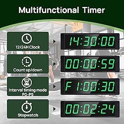 YZ Gym Clock for Home Gym with Start/Stop