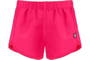 CITY THREADS Made in USA Girls Slim Fit Swimming Coverup Shorts for Multi Sports Camps Beach Swim