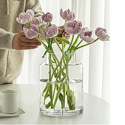 Clear Glass Vases Flower Vases for Centerpieces