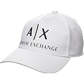 Armani Exchange Mens Corporate Logo Baseball Hat