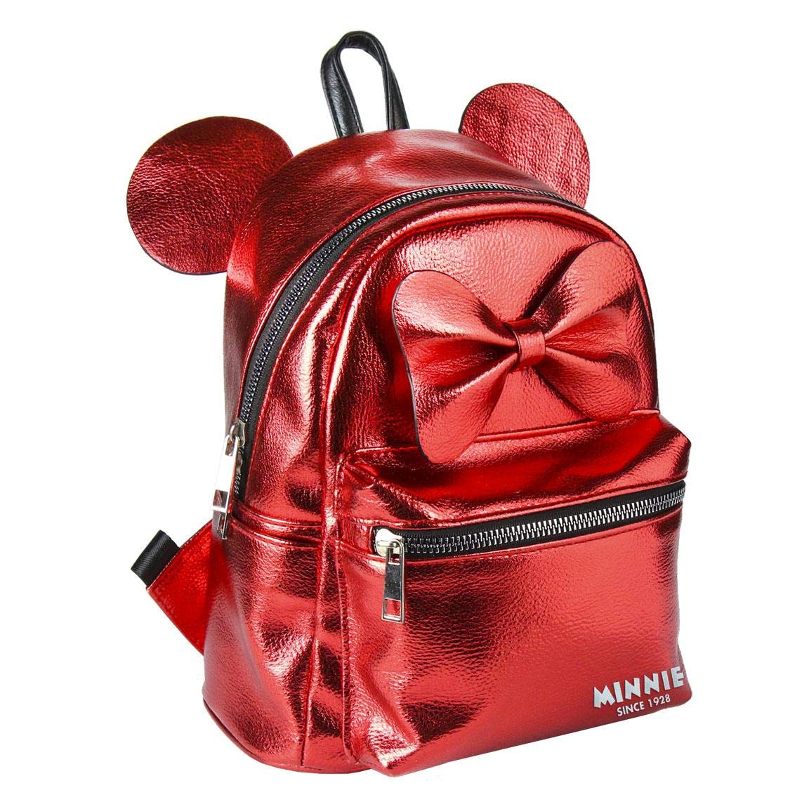 ARTESANIA CERDA Artesia Bristle Casual Backpack Fashion Minnie, Unisex Adults, Red (Red), 11 x 25 x 22 cm (W x H x L)