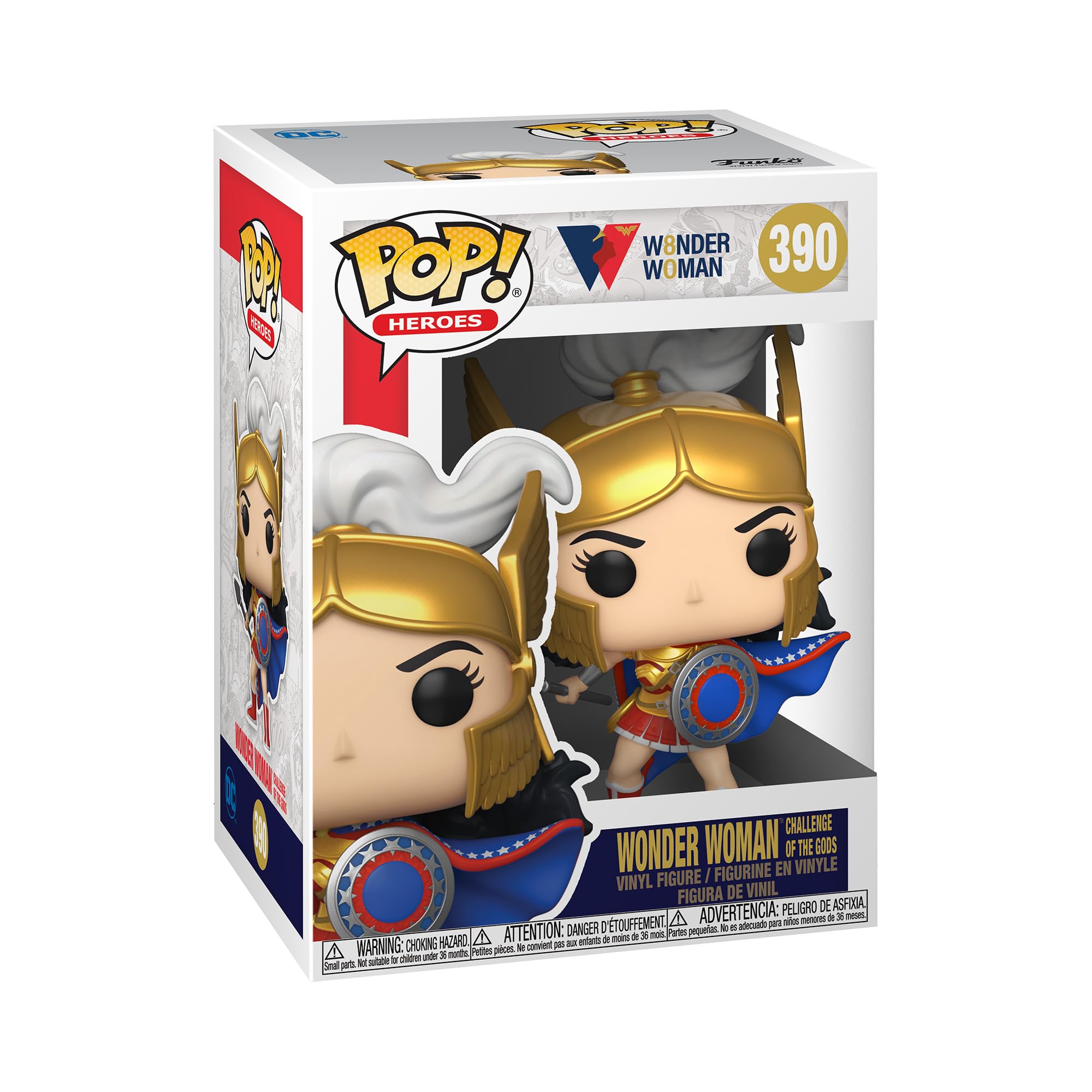 Funko POP! Heroes: WW 80th-Wonder Woman - (Challenge Of TheGods) - DC Comics - Collectable Vinyl Figure - Gift Idea - Official Merchandise - Toys for Kids & Adults - Comic Books Fans
