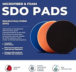 Lake Country 3-Pack of 3.5" SDO Foam Polishing Pads