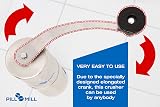 Pill Mill Pill Crusher Metal Grinder Elongated Crank Travel Powdered Pills view 5