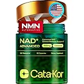 Cata-Kor Liposomal NAD Supplement with Resveratrol – NMN Supplement Alternative – Third-Party Tested – 30-Day Supply – Advanced NAD+ Resveratrol