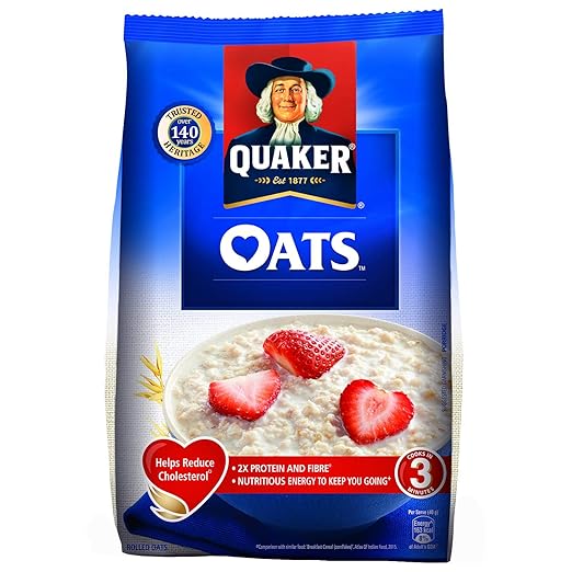 Quaker Oats Pouch, 1kg