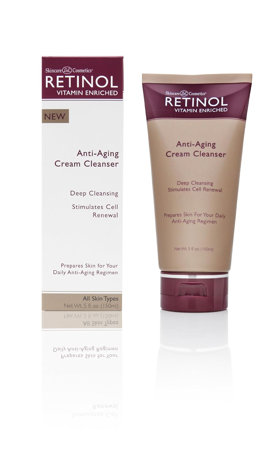 Retinol Antiaging Cream Cleanser, 5Ounces (Pack of 2) Beauty