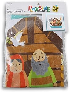 Inflatable Noah's Ark Decor Piece - 17.6 x 16.3 Inches - Good for Sunday School Classroom, VBS, and More
