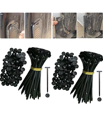 50pcs Nylon Cable Tie Buckles - Self-Locking Zip Tie Holders For Car & Home