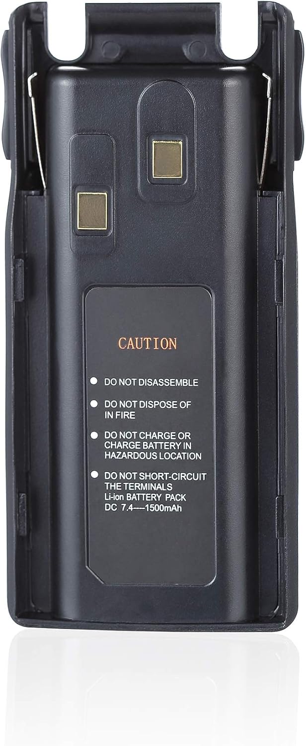 SAMCOM 5 Watts Two Way Radio Long Range Handheld UHF Business Ham Radio for Adult Programmable Walkie Talkie with Rechargeable 1500mAh Battery LCD Display Charging Docks Earpieces (6 Packs)