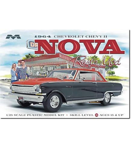 Amazon.com: Moebius 1:87 Scale Mels Drive-in Model Kit : Arts