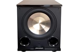 BIC America PL-200II Acoustech PL-200 II Indoor 250-Watt-Continuous Powered Subwoofer, Black