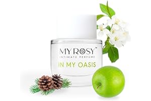 MYROSY In My Oasis Deodorizing Perfume Oil for Women - Dermatologist Approved - Intimate Fragrance - Hypoallergenic, Long Lasting, Alcohol & Paraben-Free, Odor Control, Fragrance Oil for Feminine Area