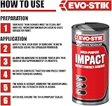 Evo-Stik Impact Adhesive 500ml Tin - High Strength Multipurpose Bond view 6