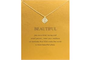 Baydurcan Friendship Anchor Compass Necklace Good Luck Elephant Pendant Chain Necklace with Message Card Gift Card