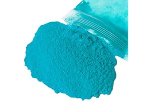 FOUNABOB Mica Powder 0.35OZ/10G Light Blue Pigment for Epoxy Resin Candle Soap Dye Makeup