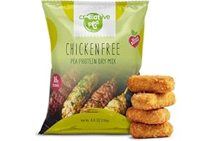 CREATIVE PEA Plant-Based Meat: Vegan Chicken Substitute Made from Pea Protein – The Perfect High-Protein, Keto, Gluten-Free Vegan Meat Alternative