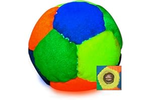 World Footbag Glow-in-The-Dark LED GloStar Hacky Sack Footbag,Multi-Color