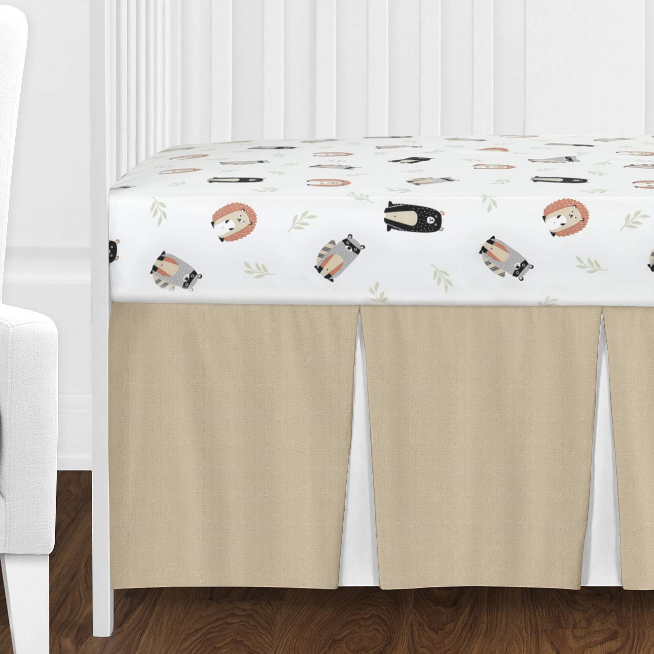 raccoon crib bedding