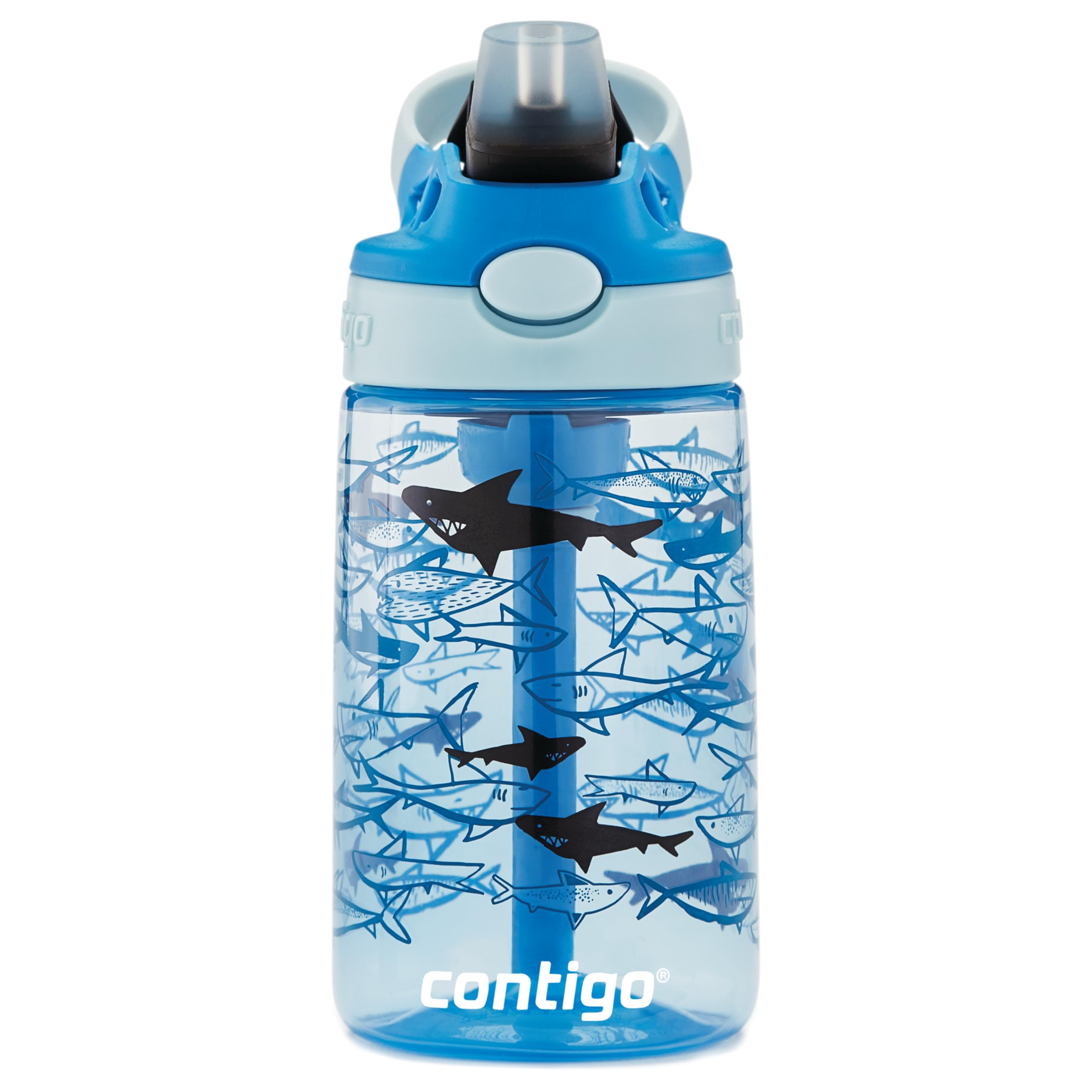 Contigo Kids Water Bottle Easy Clean Autospout with Straw, BPA-free stainless steel drinking bottle, 100% leak-proof, easy to clean, ideal for daycare