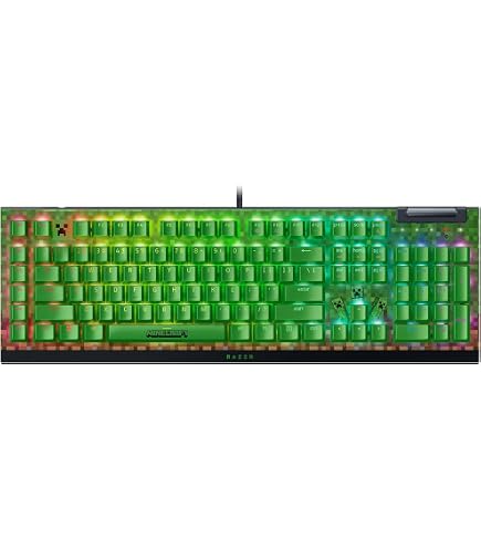 Amazon.com: Razer BlackWidow V4 X Minecraft Edition - Mechanical