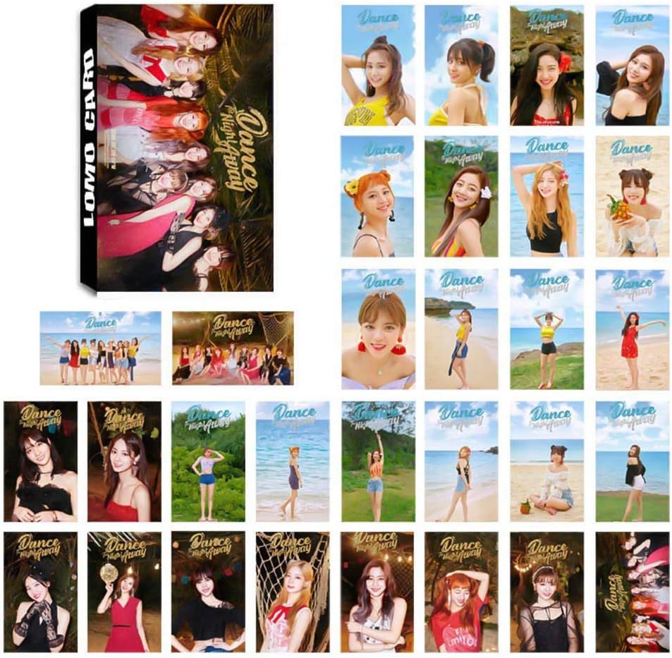 GOTH Perhk Kpop Twice [ Fancy You ]& [ Summer Nights ] Photo Postcard Support Lomo Cards Set New Album Collective Photocard Poster Gift for Fans, 30PCS(3.Twice)