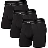 SAXX Underwear Co. Men's Daytripper Comfort Stretch Boxer Brief Fly 3 Pack