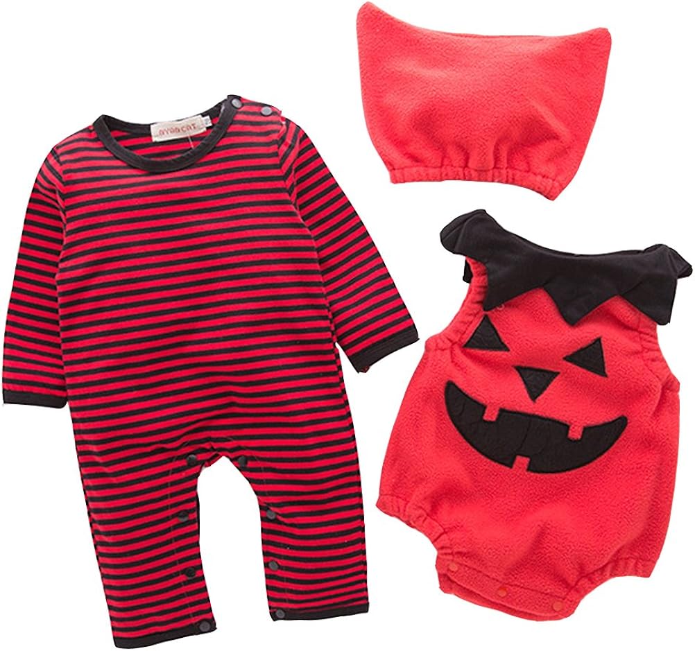 Odziezet Ensemble Combinaison Romper Bebe Fille Garcon Mignon Tenues Costume De Party Cosplay Halloween 3 18 Mois Ensembles Bebe Garcon 0 24m Dwteam In