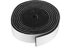 HARFINGTON Smoker Gasket Seals 7.5FT 1" x 1/8" High Temp Grill Gasket Replacement High Heat BBQ Gasket Tape BBQ Smoker Gasket