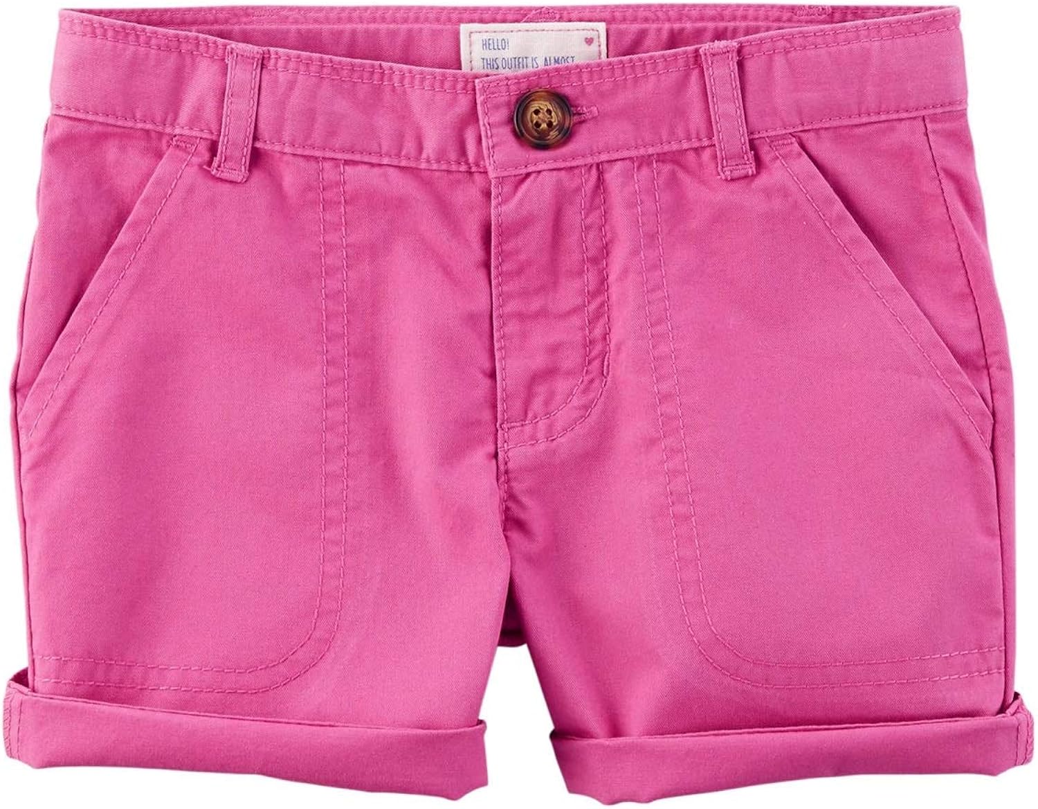 pink baby shorts
