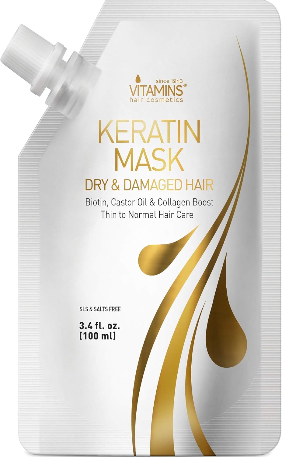 Vitamins Keratin Hair Mask Deep Conditioner Protein Repair Boost for
