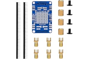 Testboard Kit NanoVNA Antenna Analyzer, AURSINC Test Demo Set Tool Compatible with DIP Quickly Assemble a Simple RF Circuit and Evaluate Performance on NanoVNA H H4