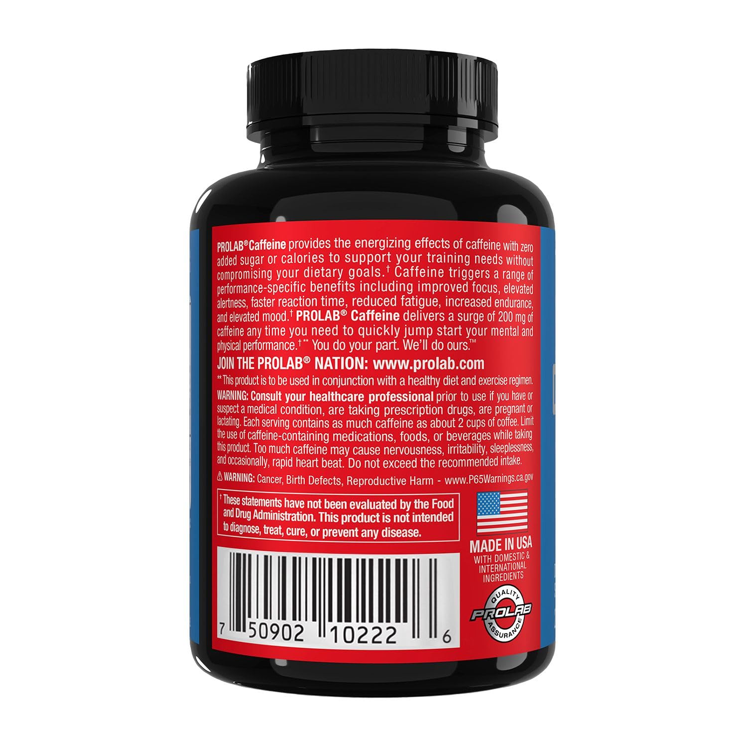 ProLab Caffeine Tablets 100 Count