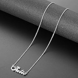 Custom Silver Name Necklace Personalized for
