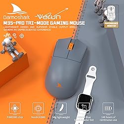 Darmoshark M3SPRO Wireless Gaming Mouse,Tri-Mode
