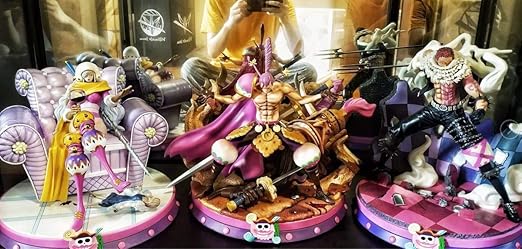 Amazon Co Jp ワンピース フィギュア ビッグマム海賊団 三将星 クラッカー カタクリスムージー Gk完成品 3体セット ホビー 通販