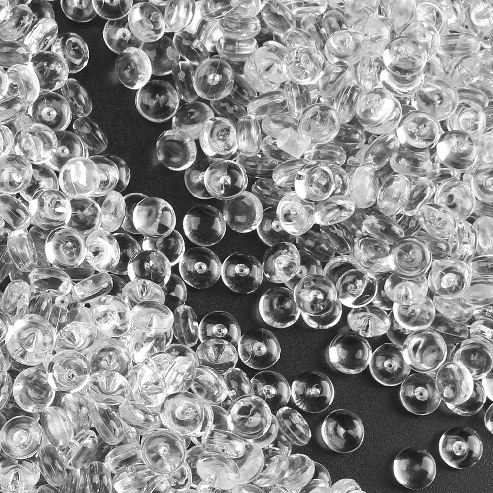 Vase Fillers - PMLAND Acrylic Mini Flat Marbles, Pebbles, Beads 3500+ Pcs 6 mm in Diameter for Vase Fillers, Brush Holder, Party Table Scatter, Wedding, Decoration, Crafts - Clear