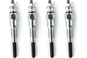 HIRINTOL 4PCS 16851-65510 16851-65512 Glow Plug Set for Kubota D1005 D1105 V1505 V1305 D722 D902 D905 Engine