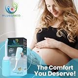 PLUSQMED Portable Bidet 350ml Postpartum Perineal Wash Bottle Upside Down view 3