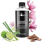 Aromely Magnetic Seduction Diffuser Oil Scent - Essential Oils for Diffusers - Sophisticated Aroma Blend of Bergamot, Lemon, Lemongrass Inspired by The Most Luxurious Hotels (500ml)