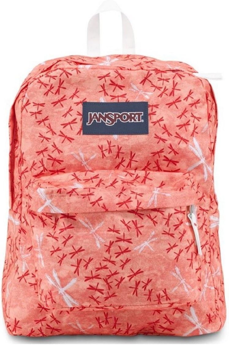 jansport peach backpack