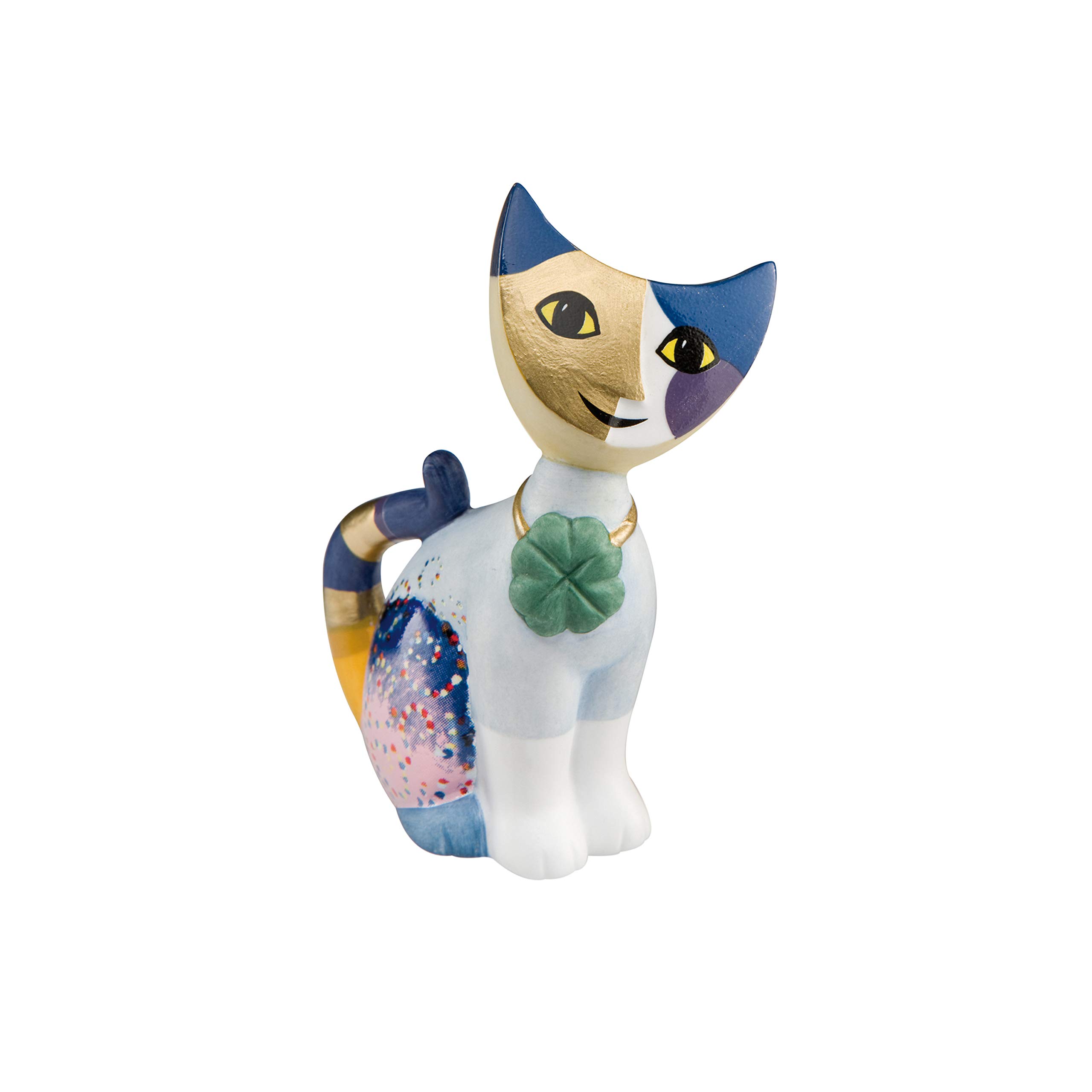 Goebel Cat Sculpture, Porcelain, Multi-Colour, 8 cm