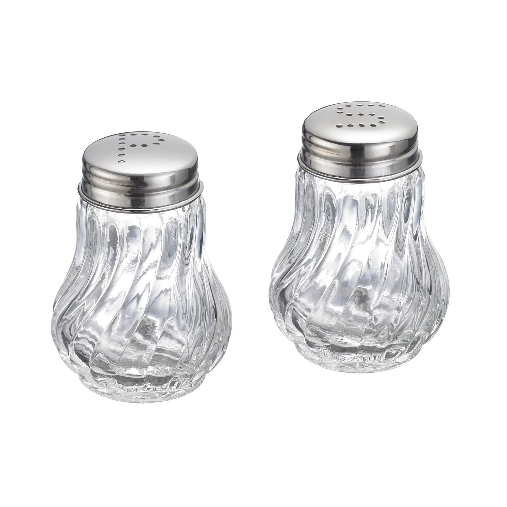 Westmark Salt And Pepper Shaker Set, 2 Pieces, Volume: 50 Ml Each, Glass/Stainless Steel, Berlin, Silver/Transparent, 65362270 — image 1