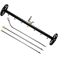 Tool Daily Dual-Function Undercarriage Cleaner, 24 Inch, Water Broom for Pressure Washer with 7 Nozzles, Under Car washer Attachment, 3 Pcs Extension Wand, 4000 PSI