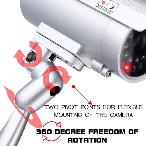 Fake Blinking LED Security Cams Fake Security Cameras (4-Pack) - Dummy ...