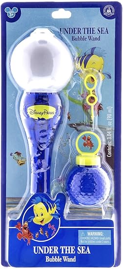 disney ariel bubble wand