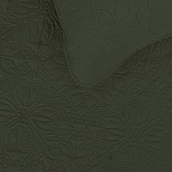 Easy-Going Twin Size Reversible Quilt Set with 1