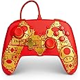 PowerA Enhanced Wired Controller for Nintendo Switch - Golden M, Gamepad, Wired Video Game Controller, Gaming Controller - Nintendo Switch