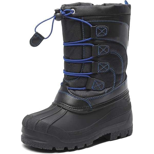 Kamik Kids' Frosty Lake Black Winter Boots - Waterproof, -40°F Rated, Vegan-Friendly Snow Boots (Unisex) - View #6
