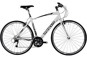 Tommaso La Forma Aluminum & Carbon Mens Hybrid Bike Women Road Bicycle Adult Bikes Womens
